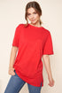 The Boyfriend Cotton Knit T Shirt